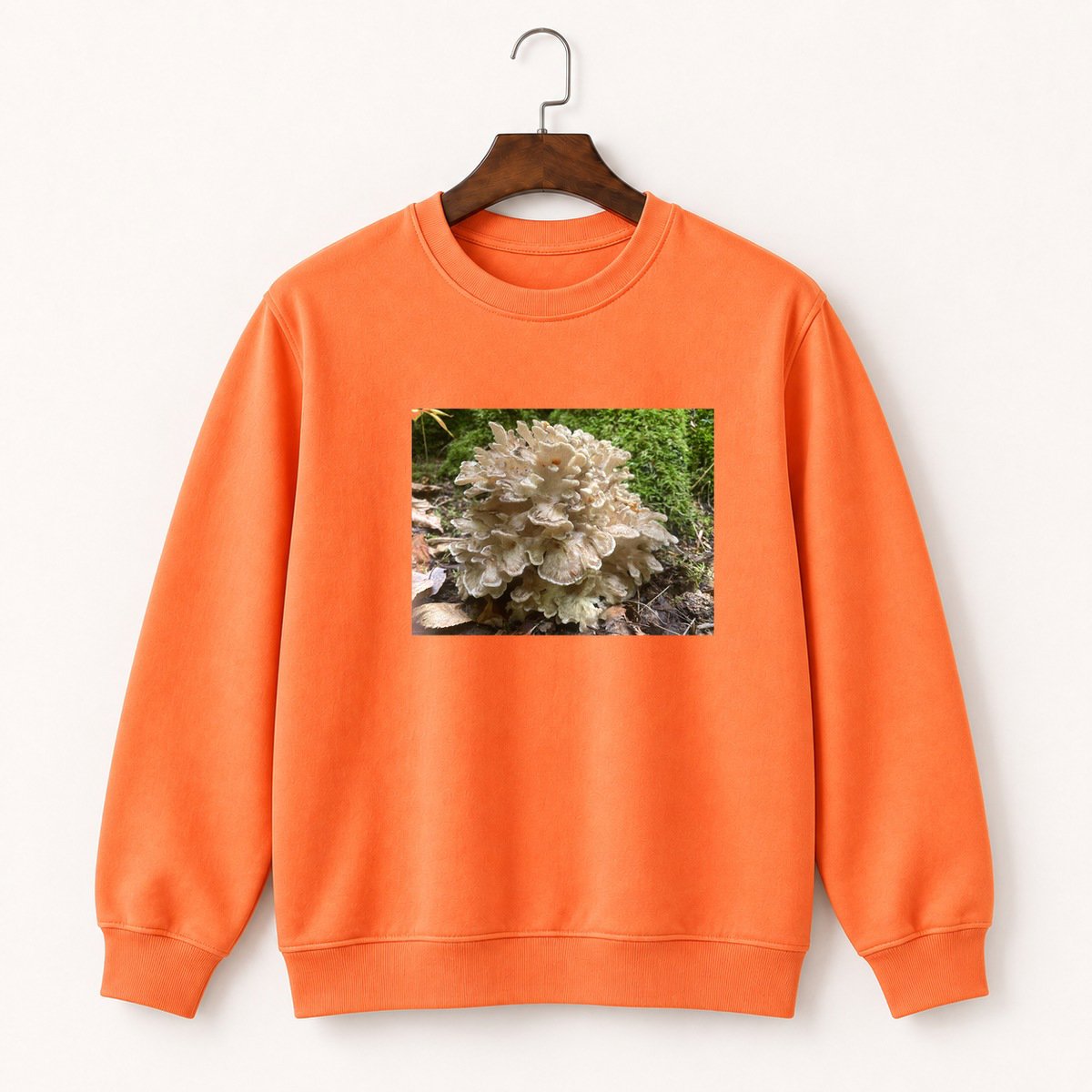 Hen of the Woods Mushroom Crewneck Sweatshirt 3