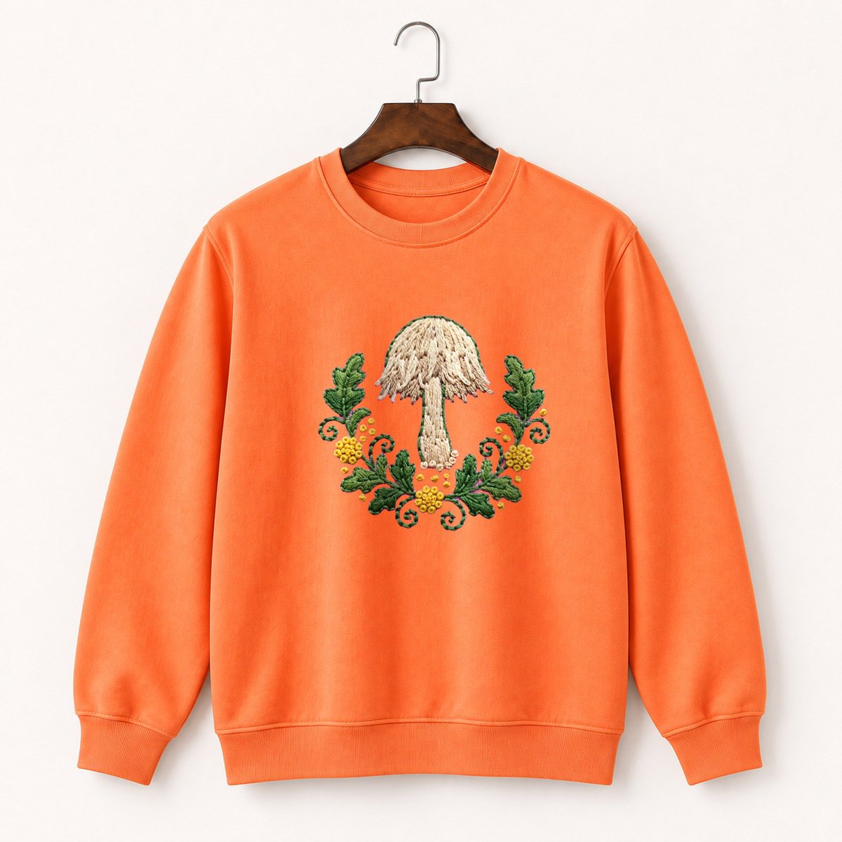Shaggy Mane Mushroom Crewneck Sweatshirt 3