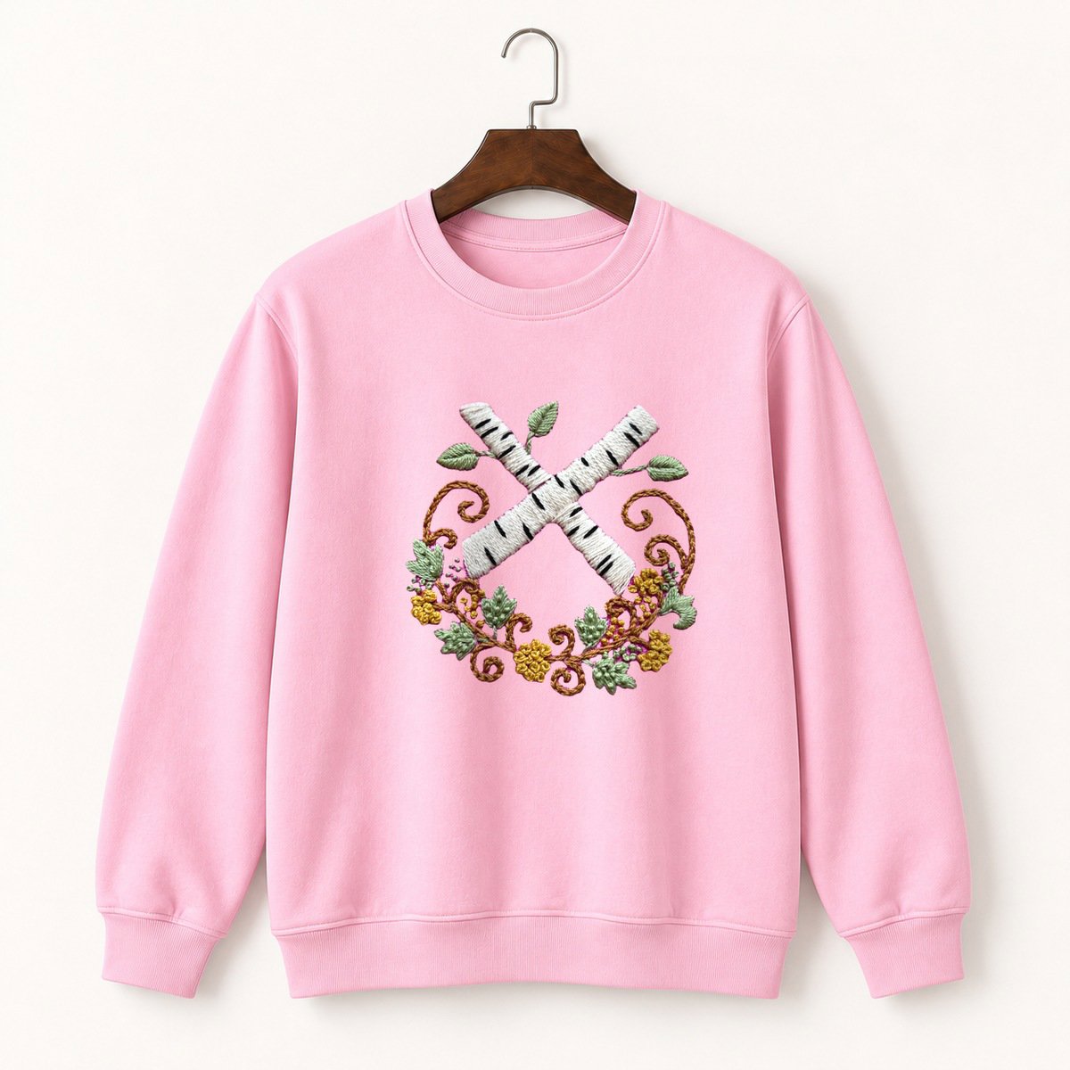 Birch Branch Crewneck Sweatshirt 4