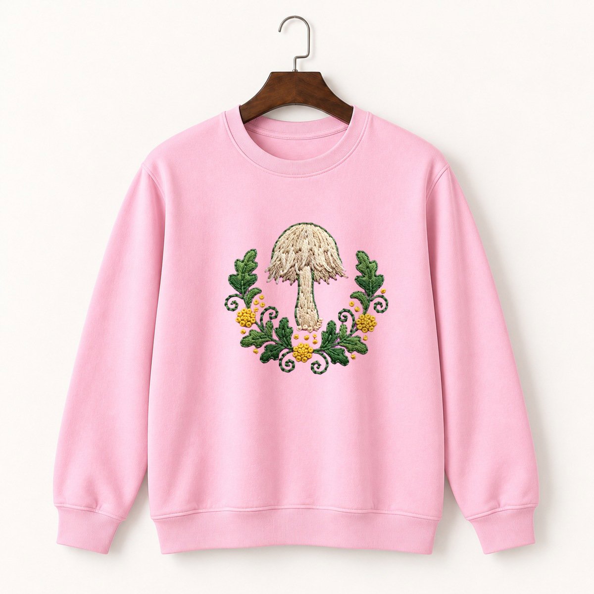 Shaggy Mane Mushroom Crewneck Sweatshirt 4