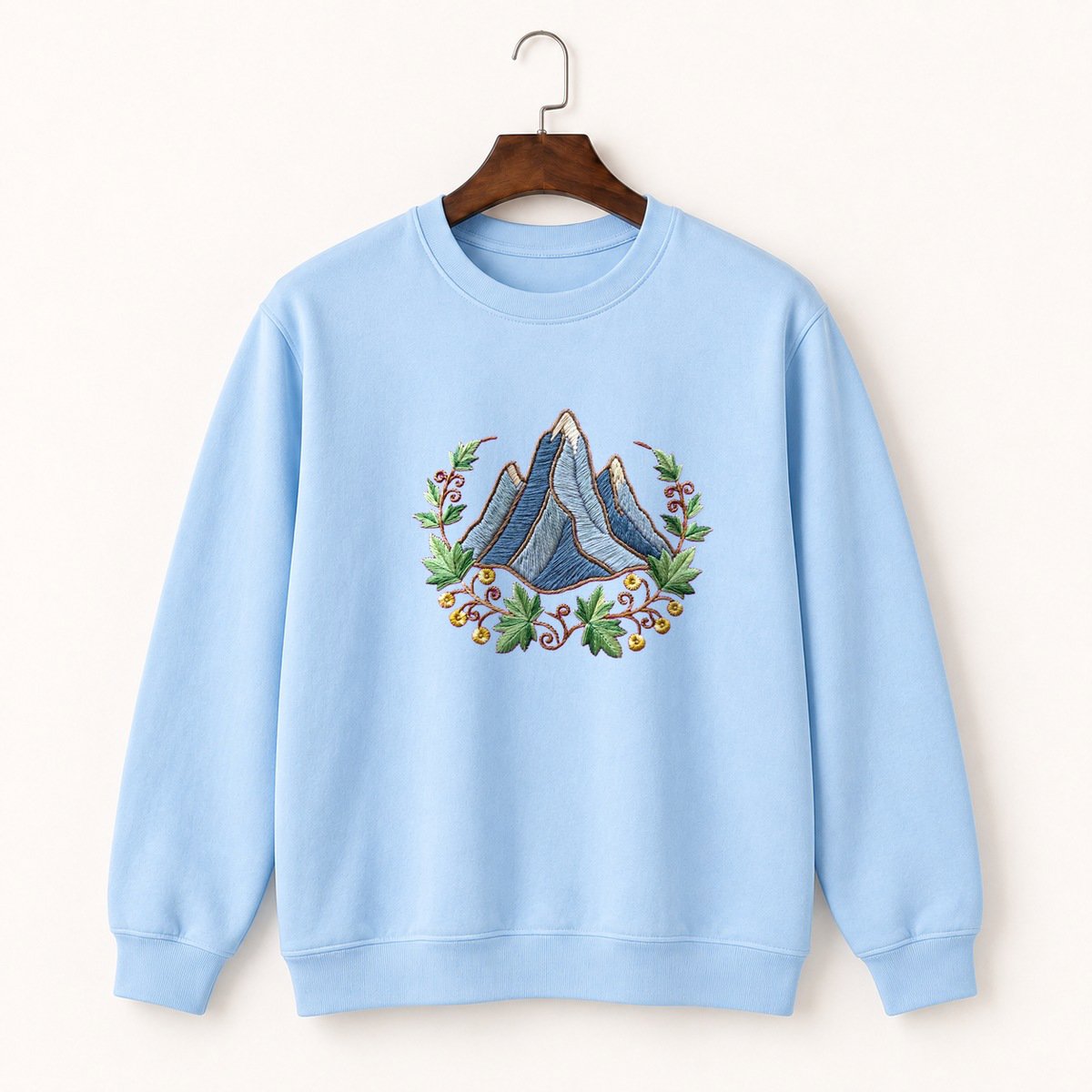 Grand Teton Mountain Crewneck Sweatshirt 1