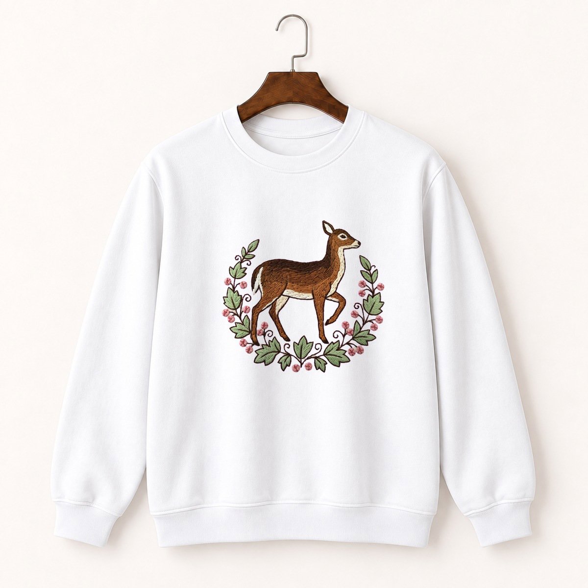 White-Tailed Deer Crewneck Sweatshirt 5
