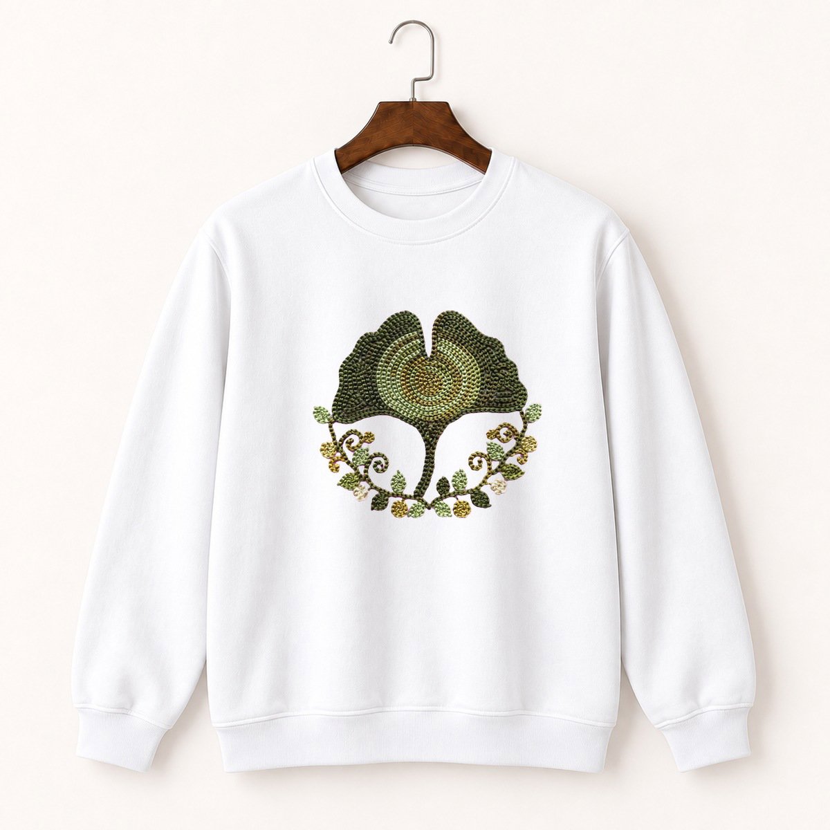 Ginkgo Leaf Crewneck Sweatshirt 5