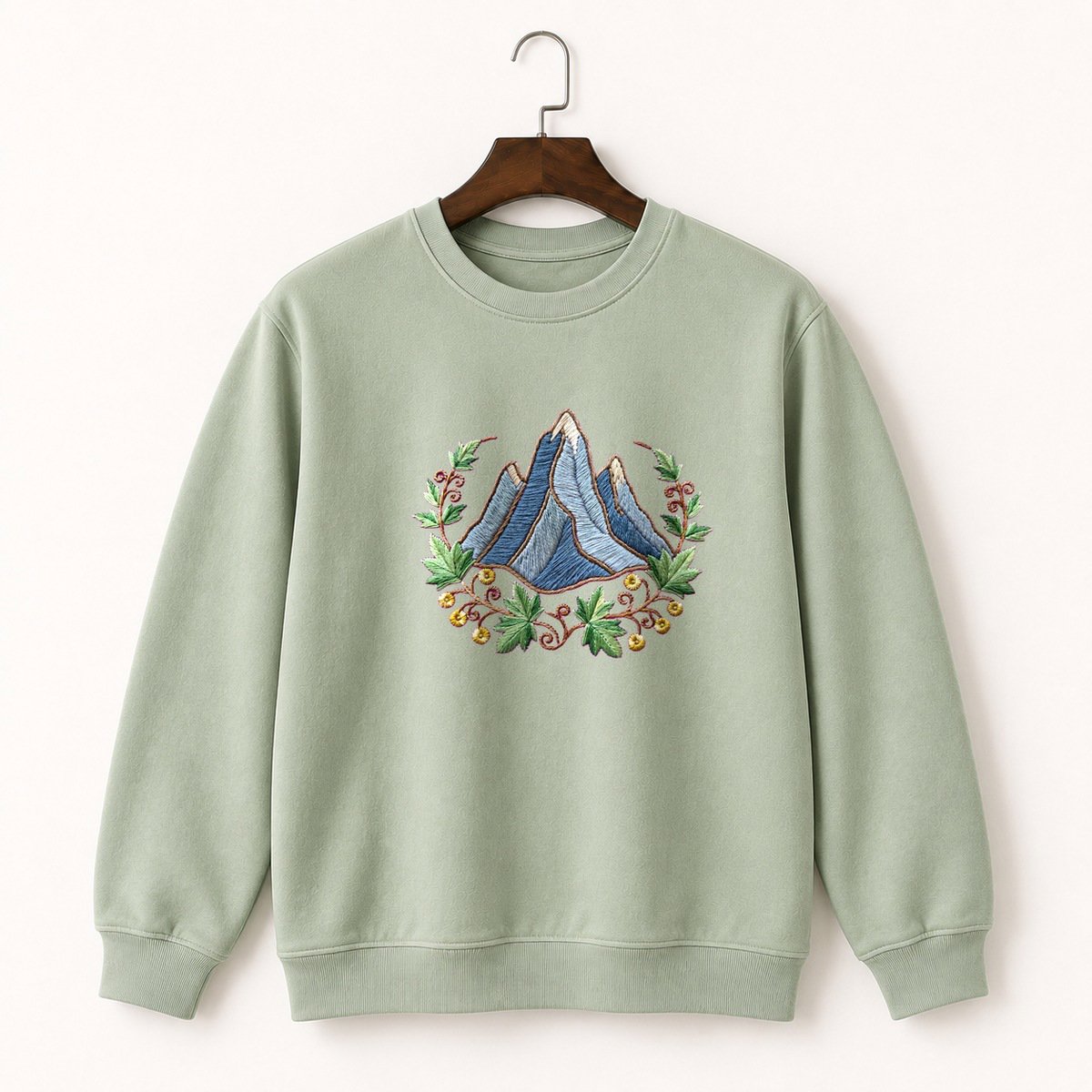 Grand Teton Mountain Crewneck Sweatshirt 2