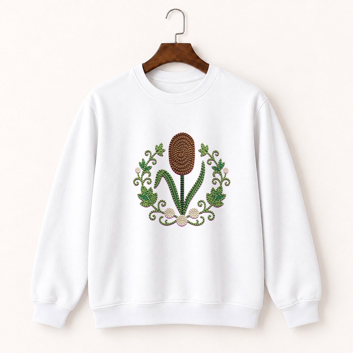 Cattail Plant Crewneck Sweatshirt 5