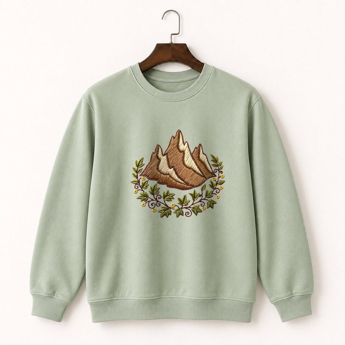 Dolomites Mountains Crewneck Sweatshirt 2