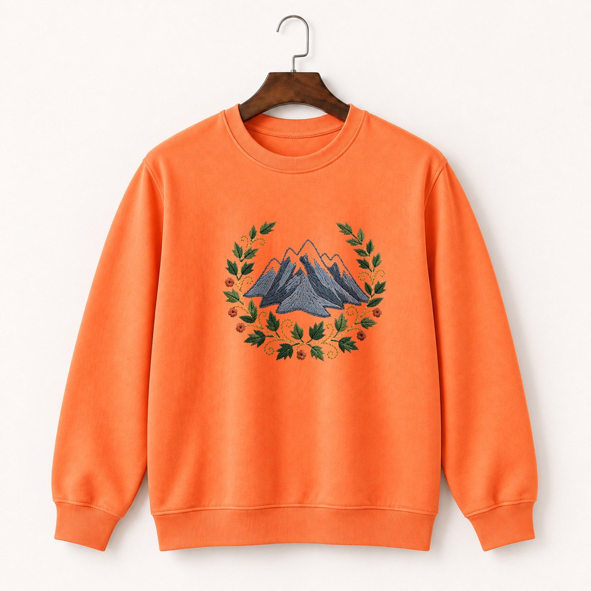 Cascade Range Mountains Crewneck Sweatshirt 3
