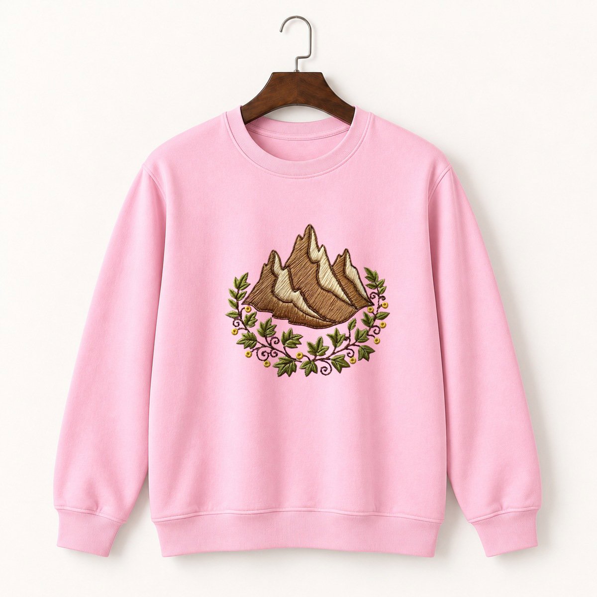 Dolomites Mountains Crewneck Sweatshirt 4