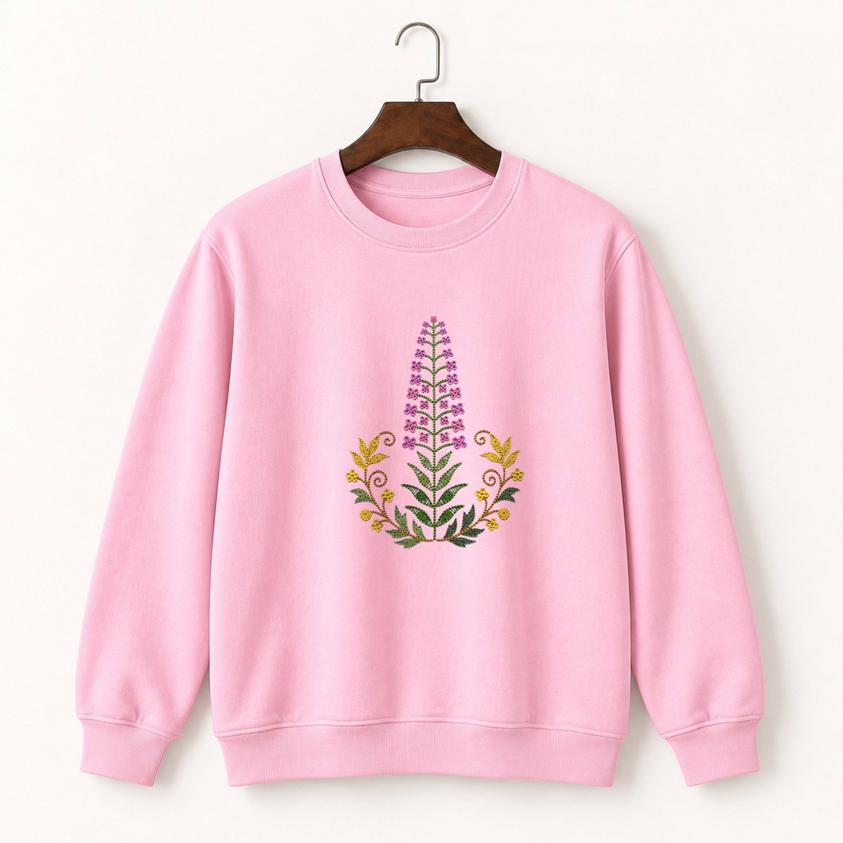 Fireweed Flower Crewneck Sweatshirt 4
