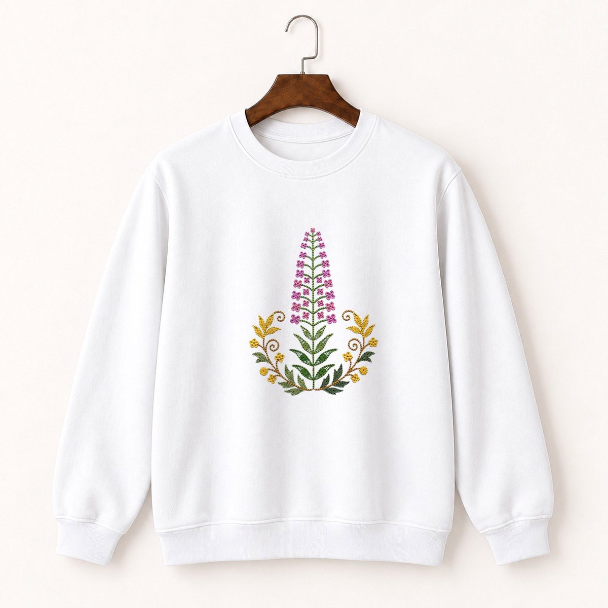 Fireweed Flower Crewneck Sweatshirt 5