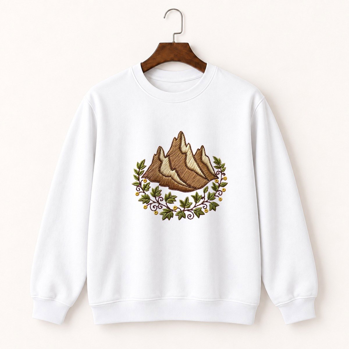 Dolomites Mountains Crewneck Sweatshirt 5