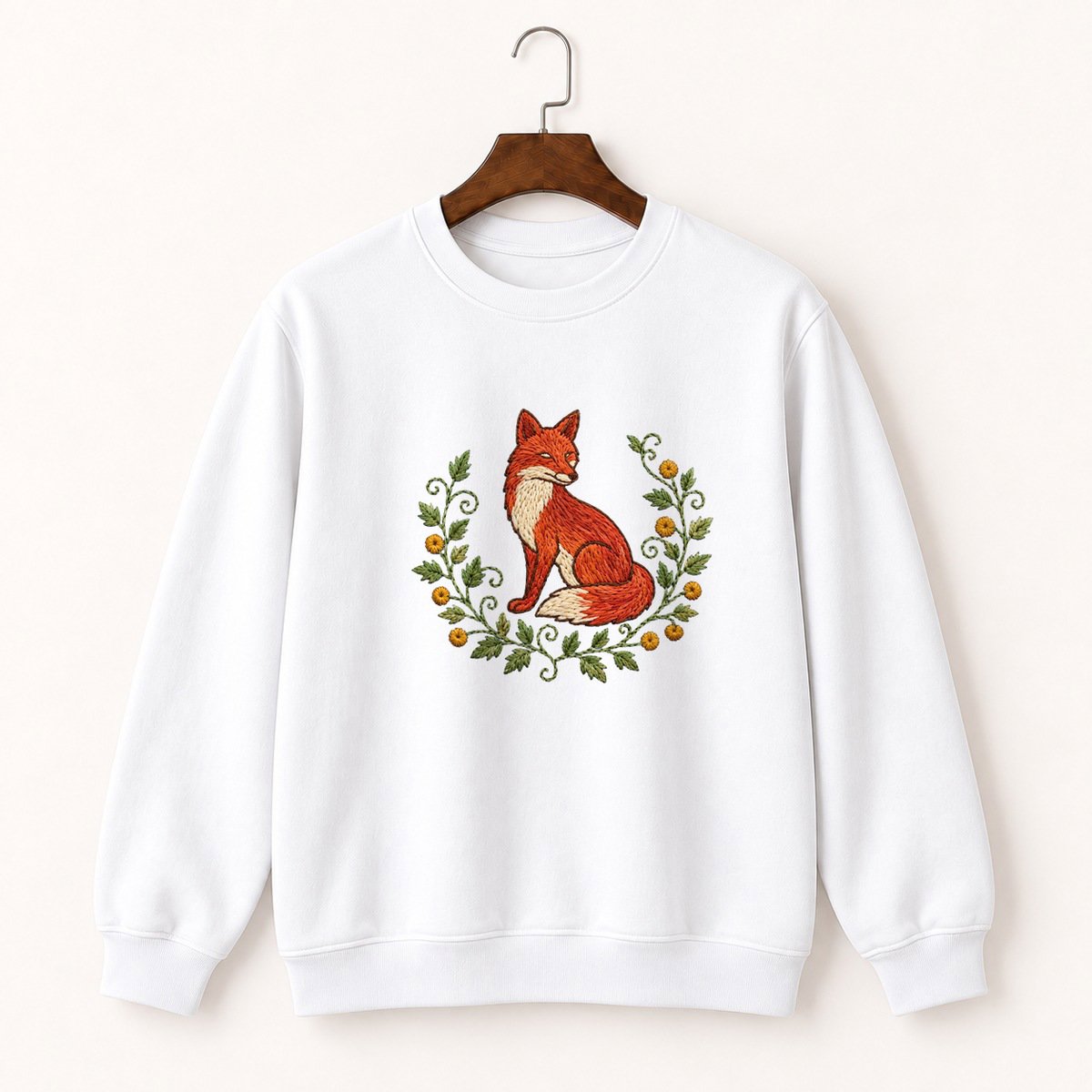 Red Fox Crewneck Sweatshirt 5