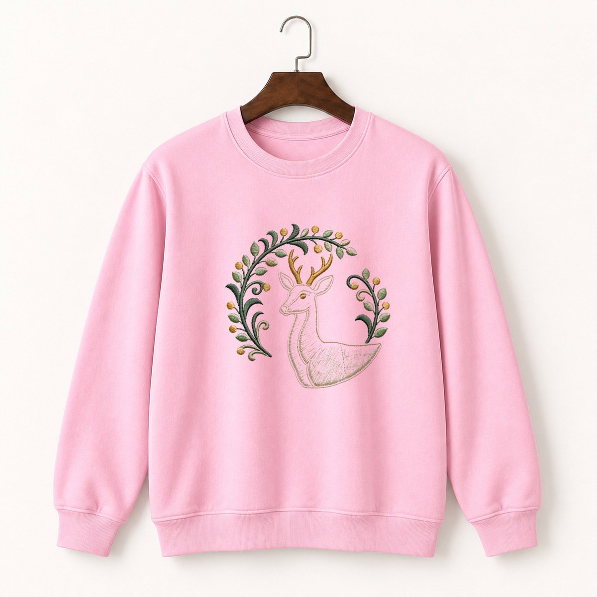 White-Tailed Deer Crewneck Sweatshirt 4