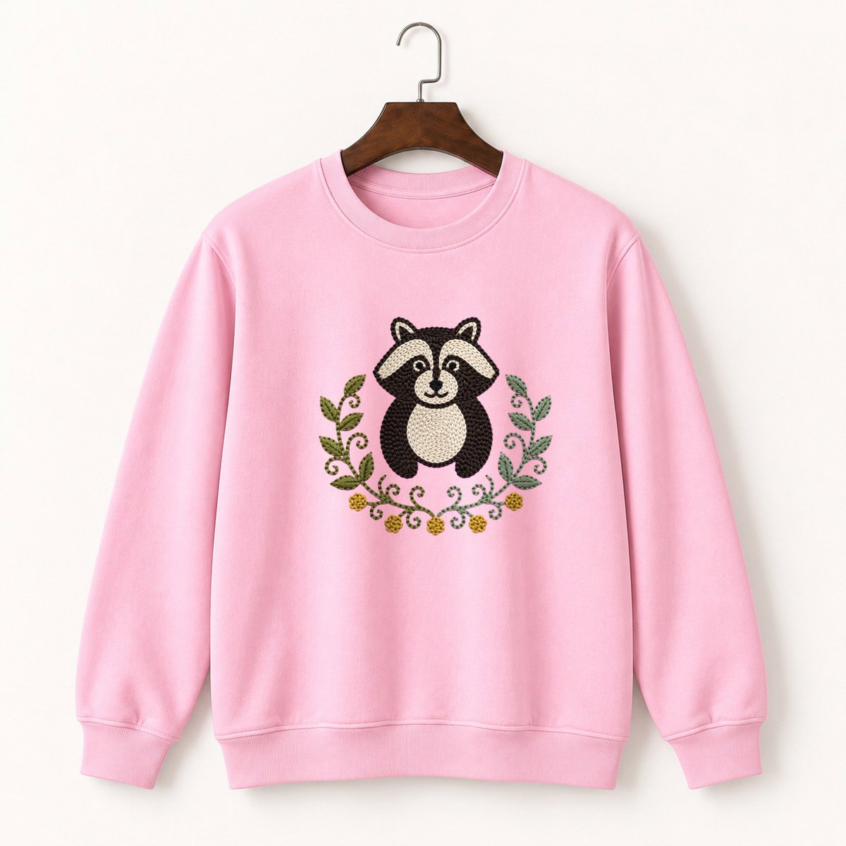 Raccoon Crewneck Sweatshirt 4