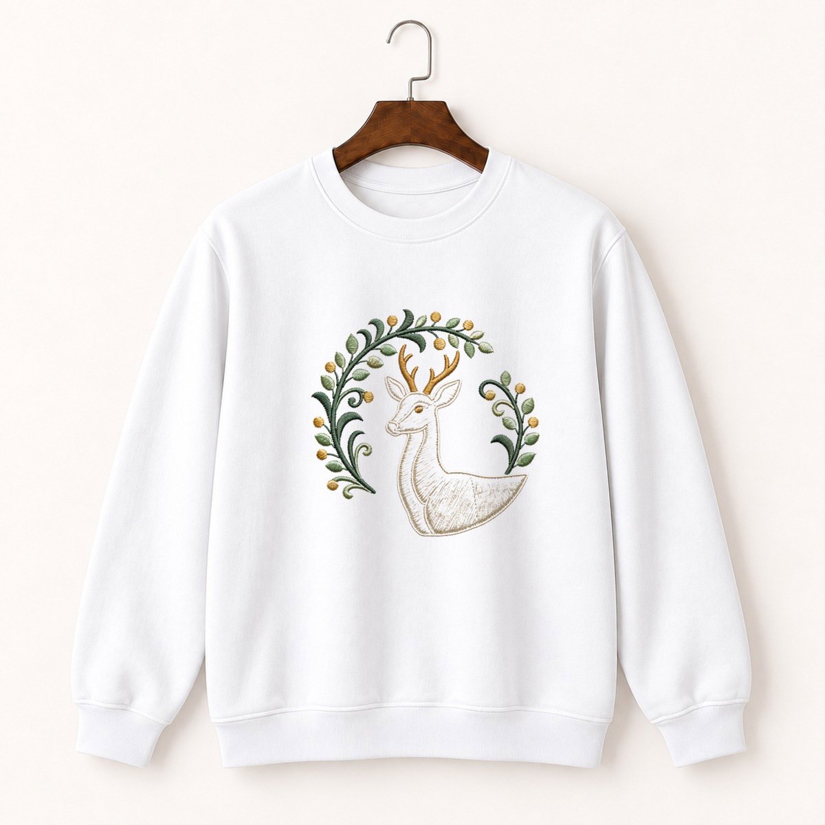White-Tailed Deer Crewneck Sweatshirt 5