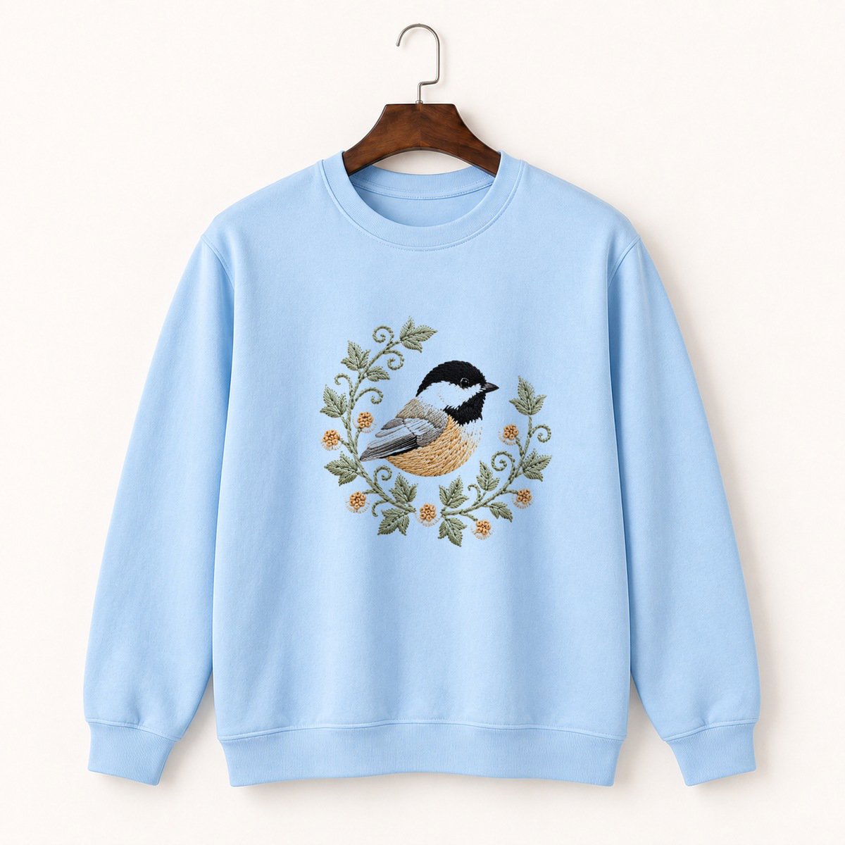 Black-Capped Chickadee Crewneck Sweatshirt 1