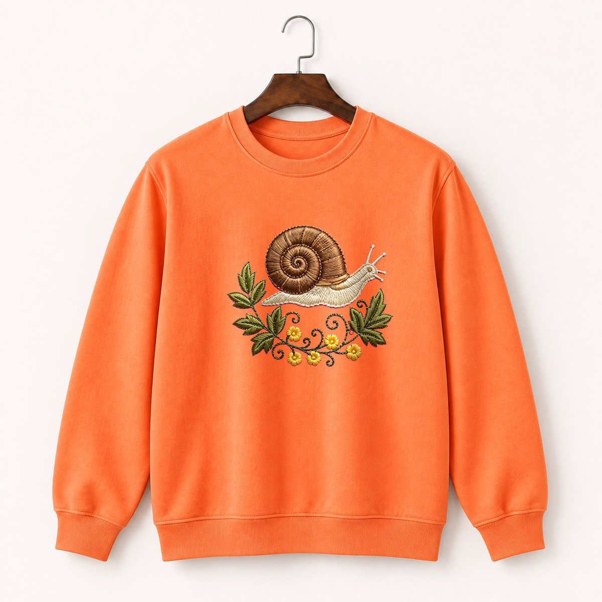 Woodland Snail Crewneck Sweatshirt 3