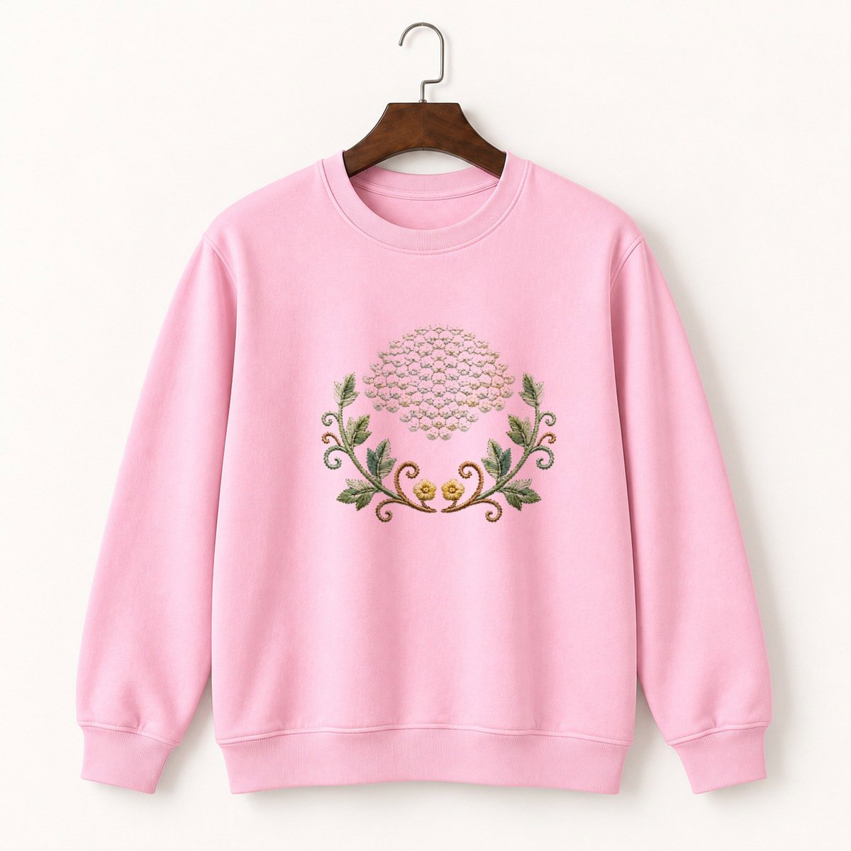Yarrow Flower Crewneck Sweatshirt 4