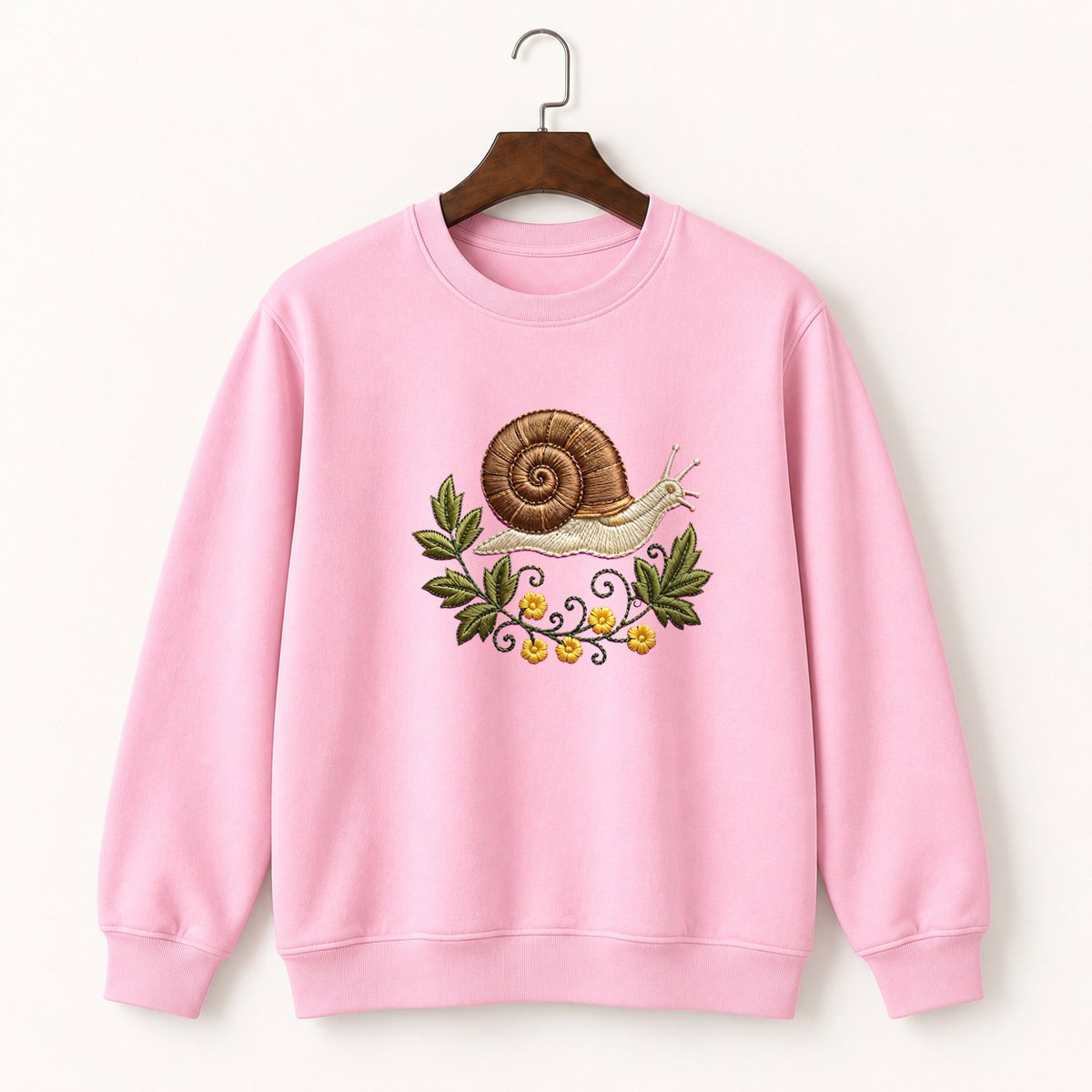 Woodland Snail Crewneck Sweatshirt 4