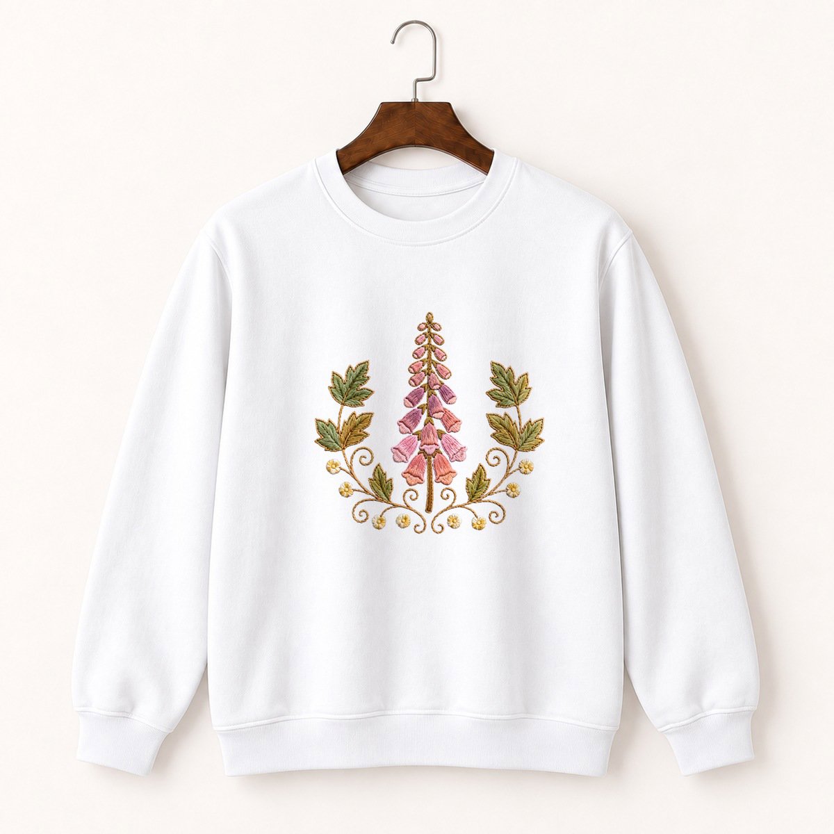 Foxglove Flower Crewneck Sweatshirt 5