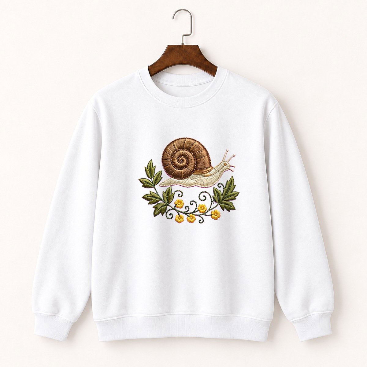 Woodland Snail Crewneck Sweatshirt 5