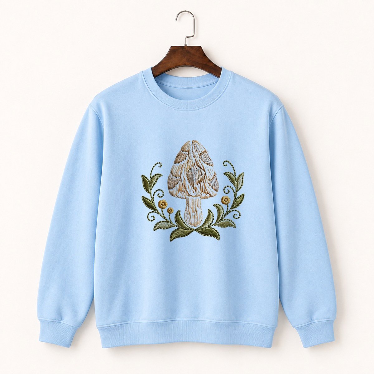 Shaggy Mane Mushroom Crewneck Sweatshirt 1