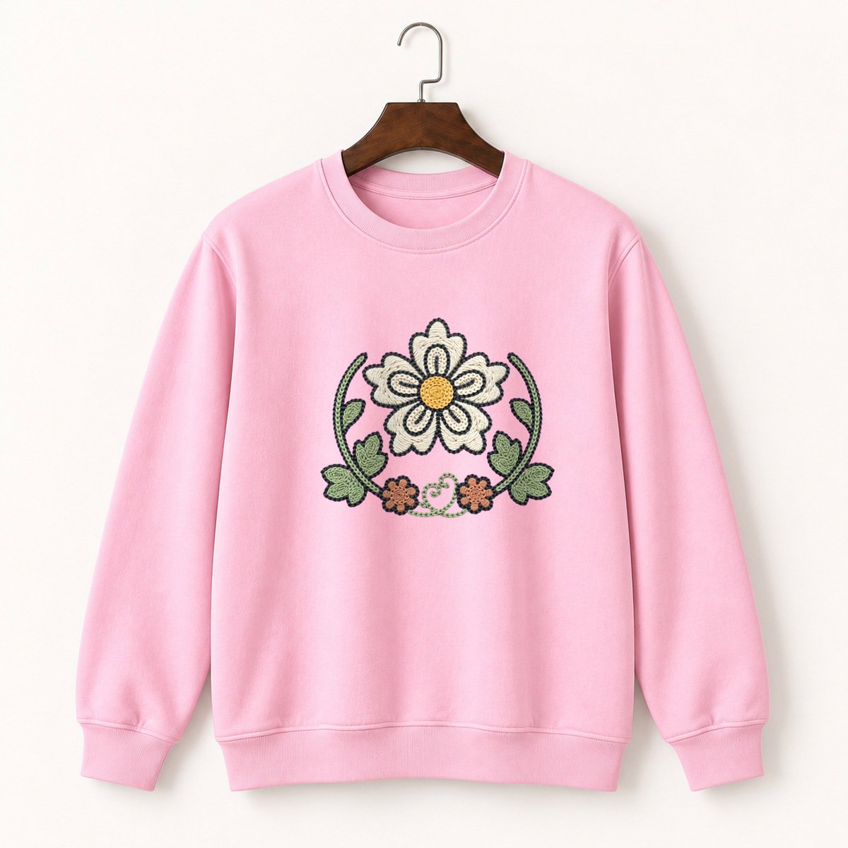 Edelweiss Flower Crewneck Sweatshirt 4