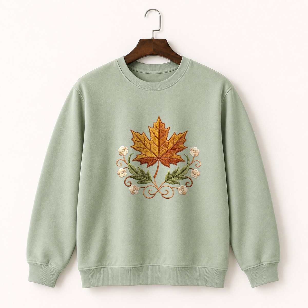 Maple Leaf Crewneck Sweatshirt 2
