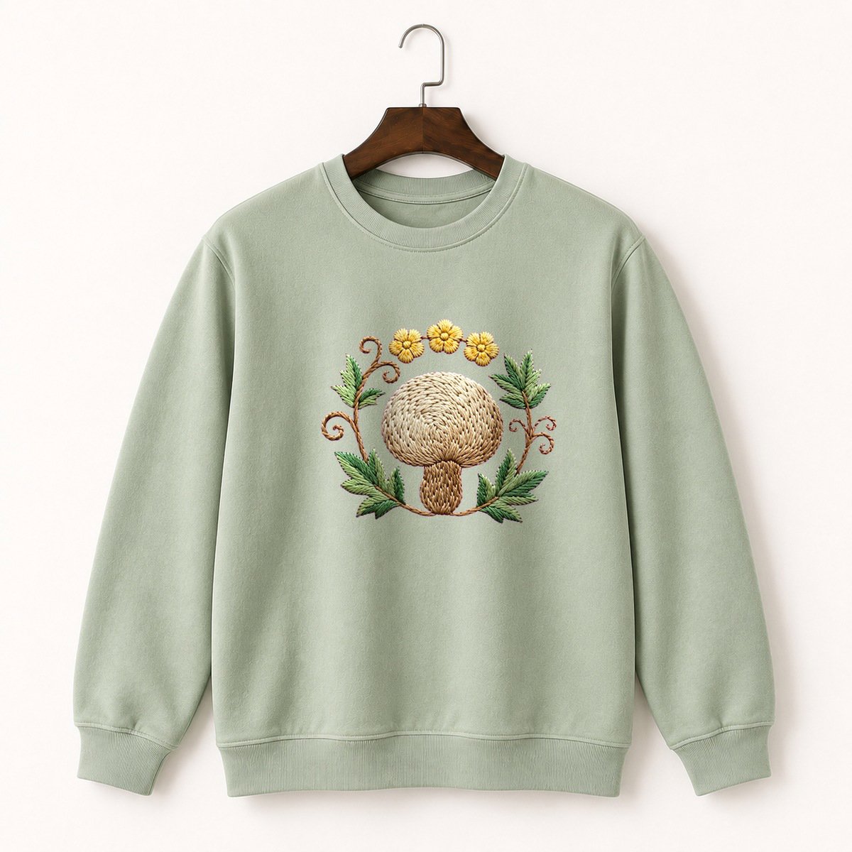 Puffball Mushroom Crewneck Sweatshirt 2