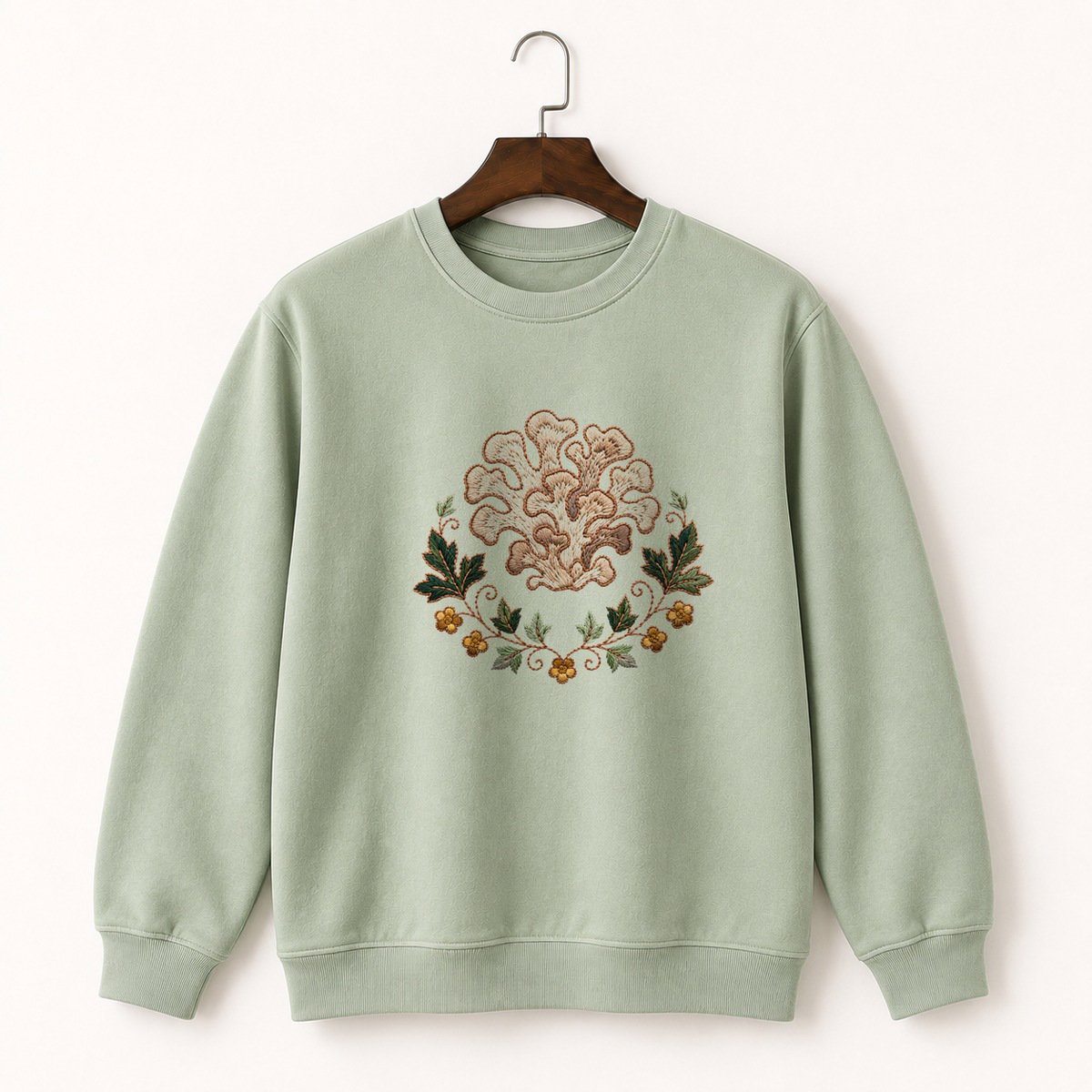 Maitake Mushroom Crewneck Sweatshirt 2