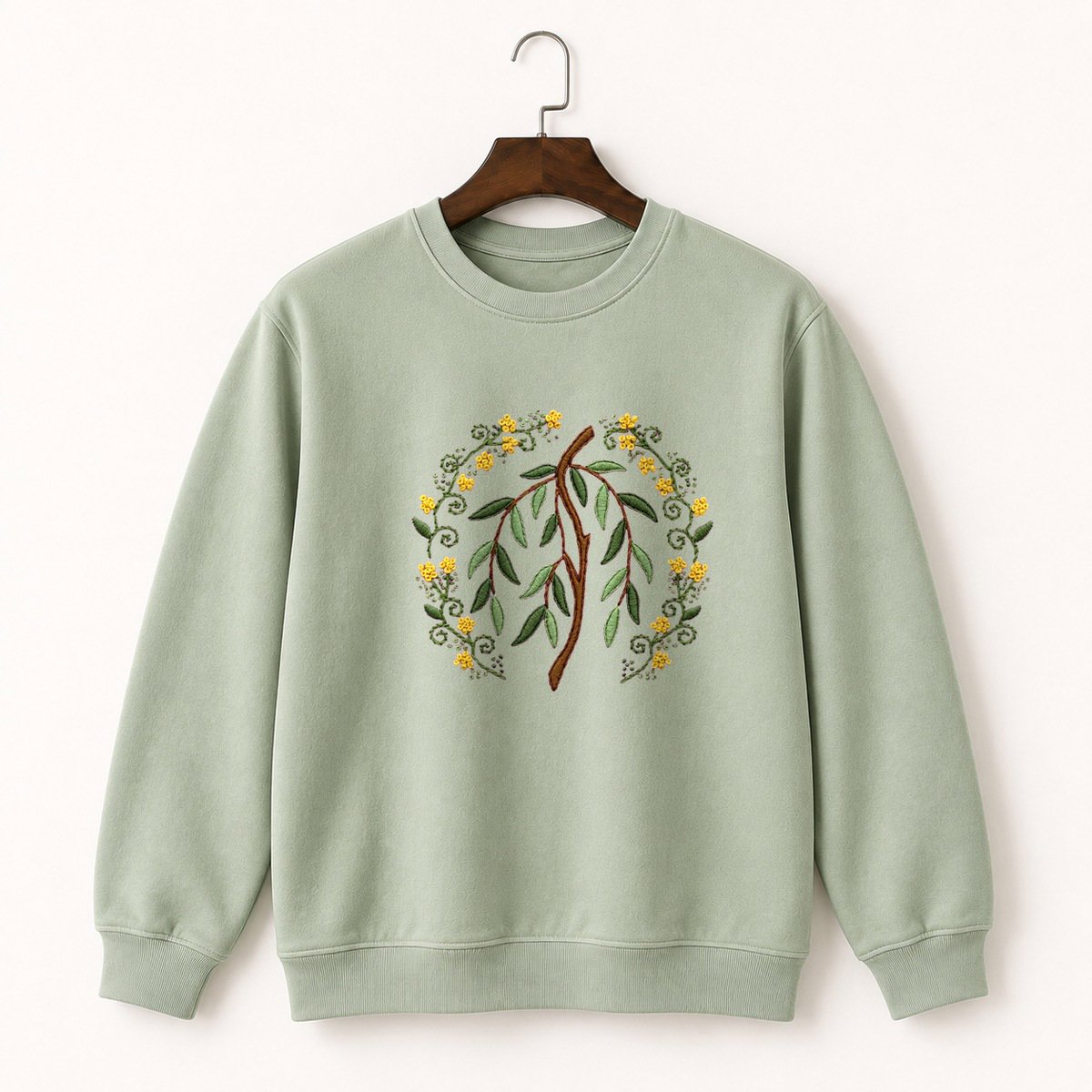 Willow Branch Crewneck Sweatshirt 2