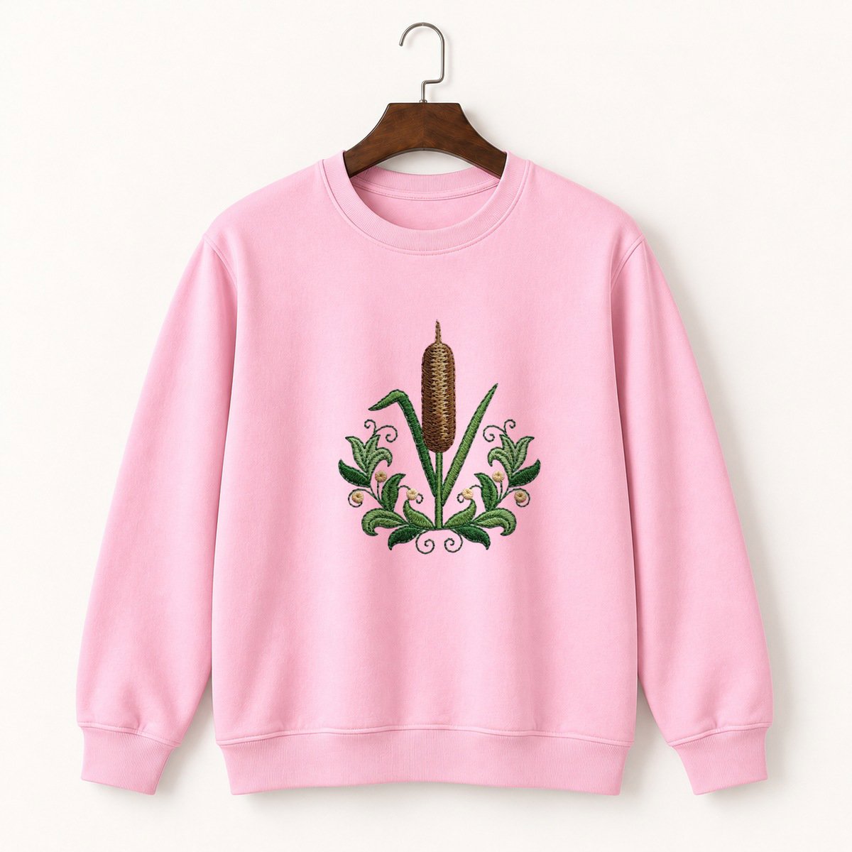 Cattail Plant Crewneck Sweatshirt 4