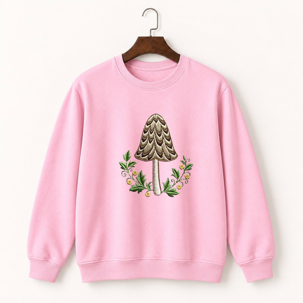 Ink Cap Mushroom Crewneck Sweatshirt 4