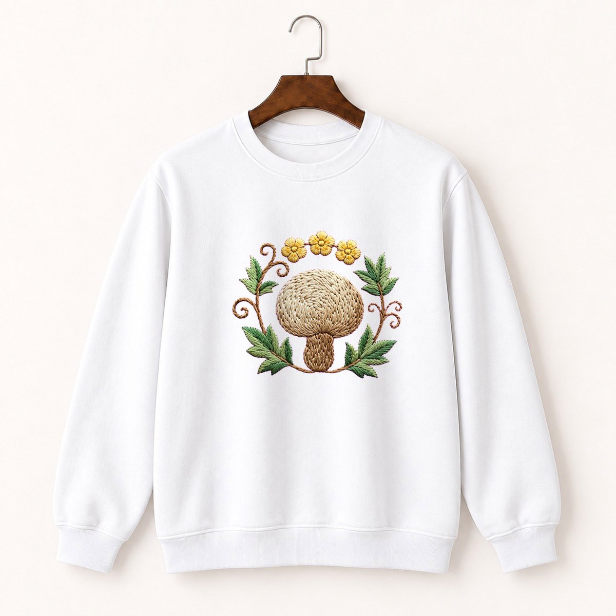 Puffball Mushroom Crewneck Sweatshirt 5