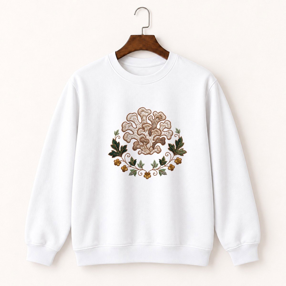 Maitake Mushroom Crewneck Sweatshirt 5