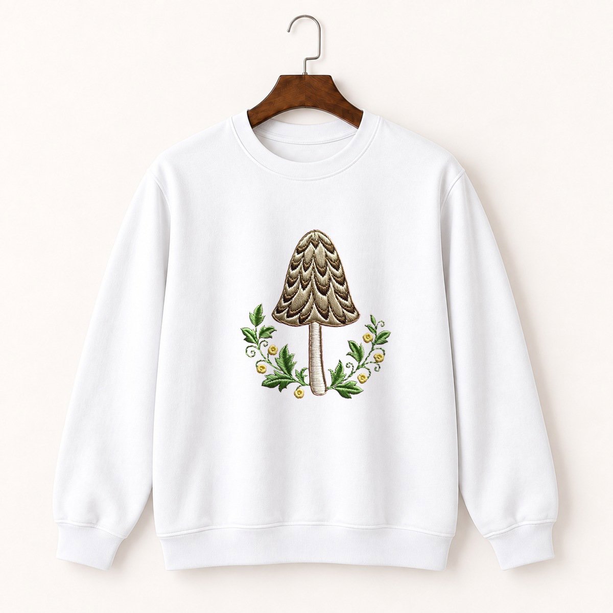 Ink Cap Mushroom Crewneck Sweatshirt 5