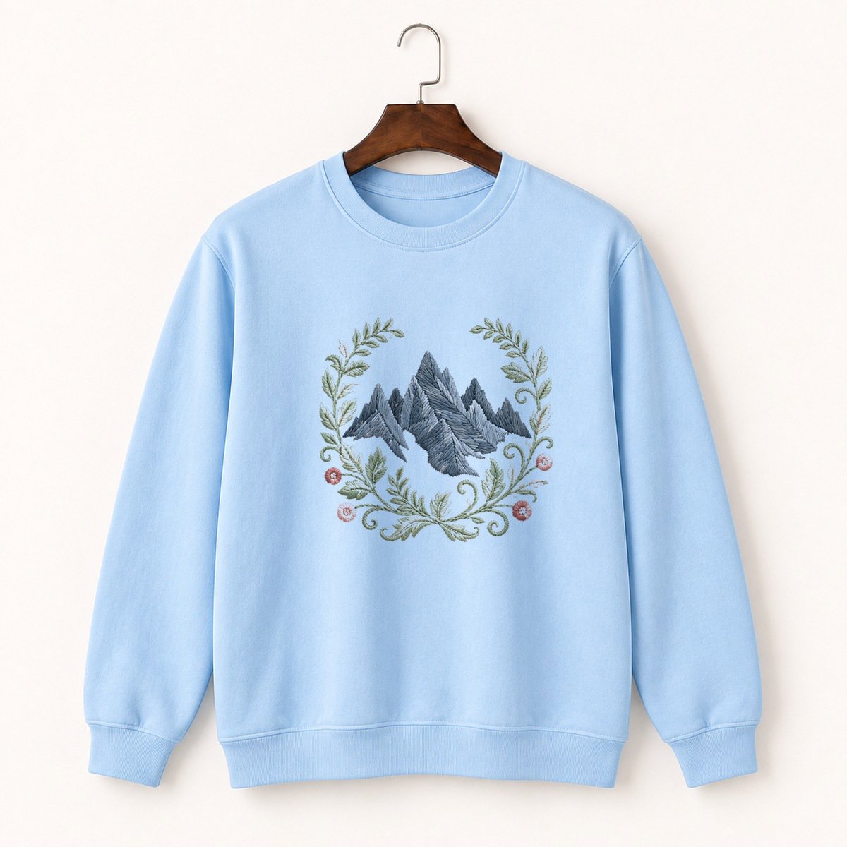 Dolomite Mountains Crewneck Sweatshirt 1