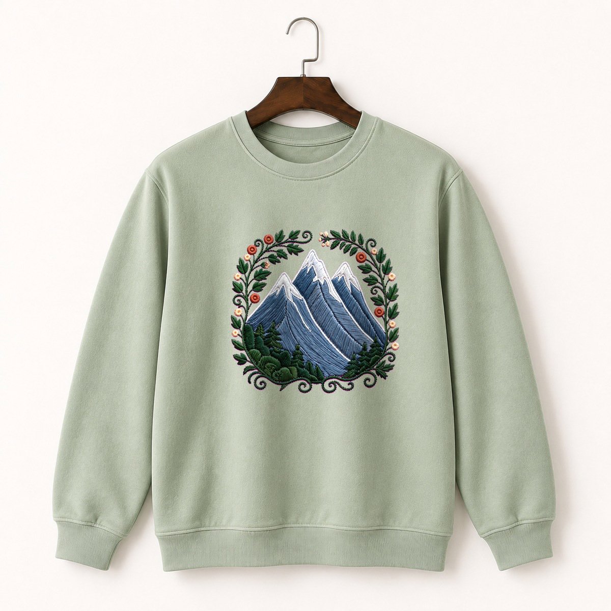 Cascade Mountains Crewneck Sweatshirt 2