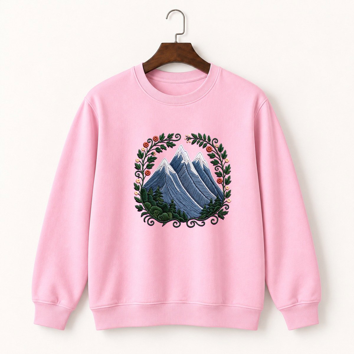 Cascade Mountains Crewneck Sweatshirt 4