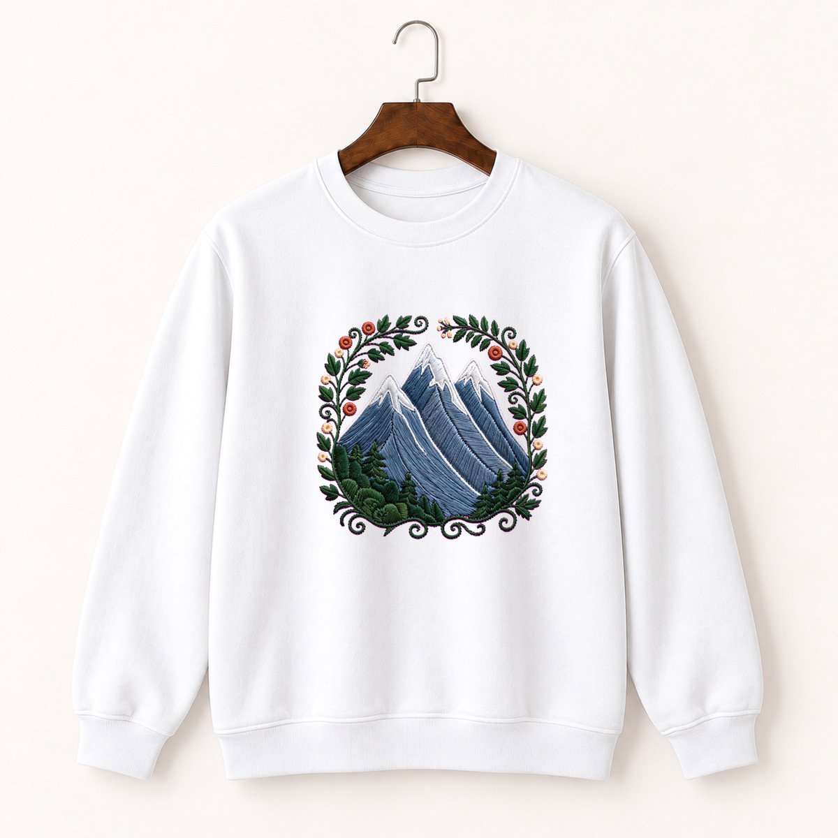 Cascade Mountains Crewneck Sweatshirt 5
