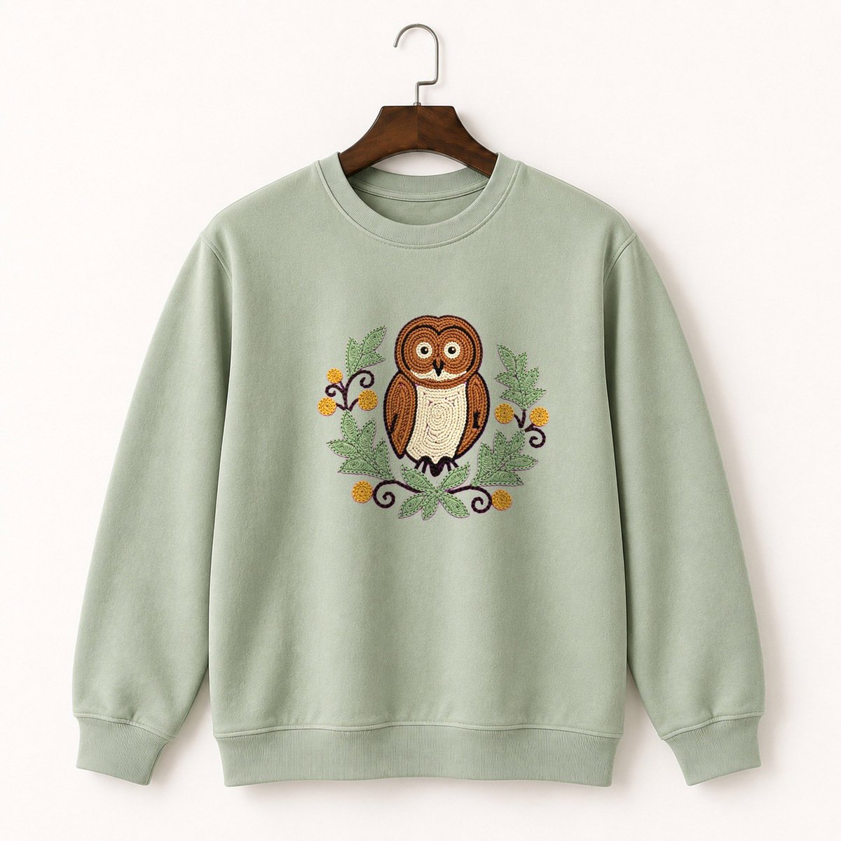 Barred Owl Crewneck Sweatshirt 2