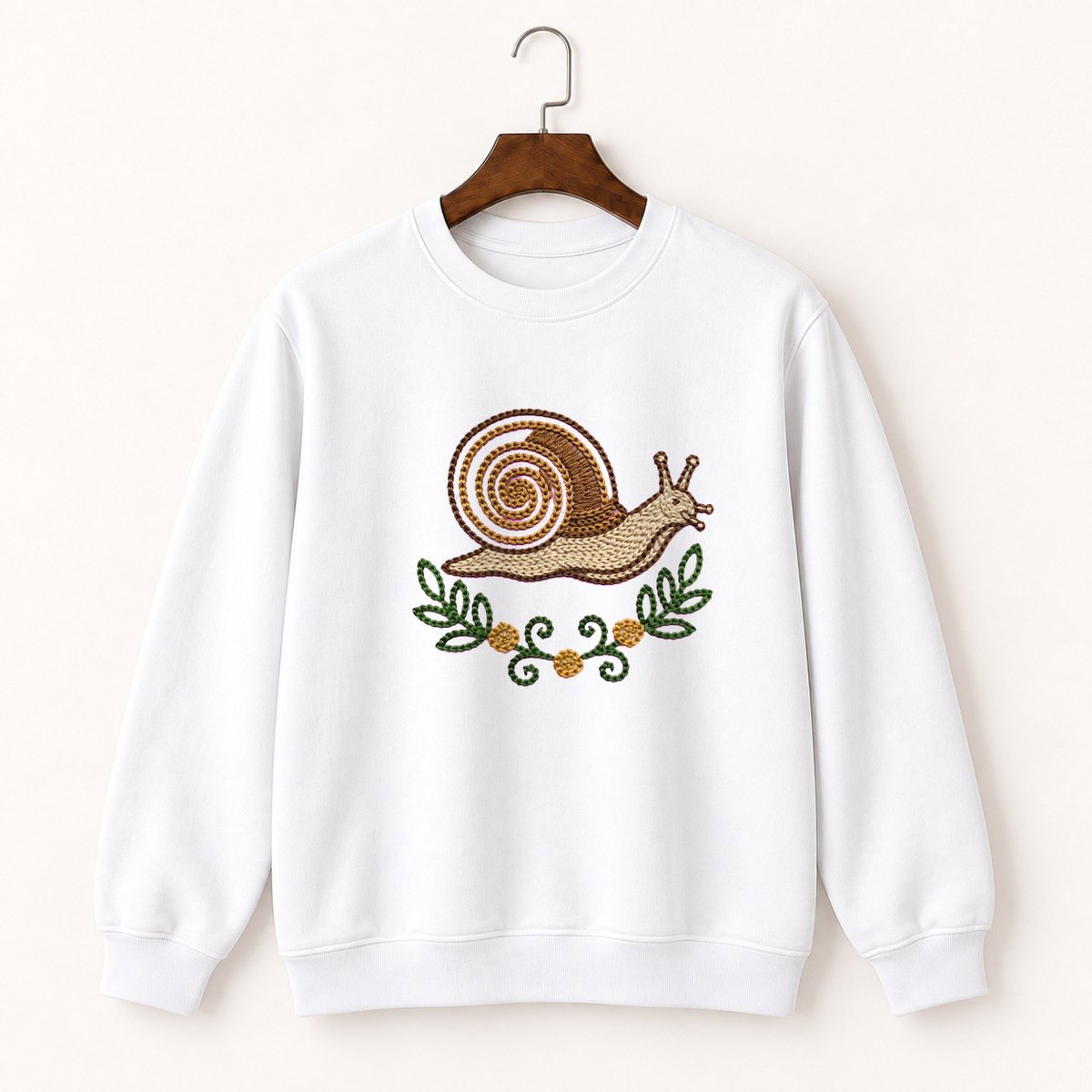 Woodland Snail Crewneck Sweatshirt 5