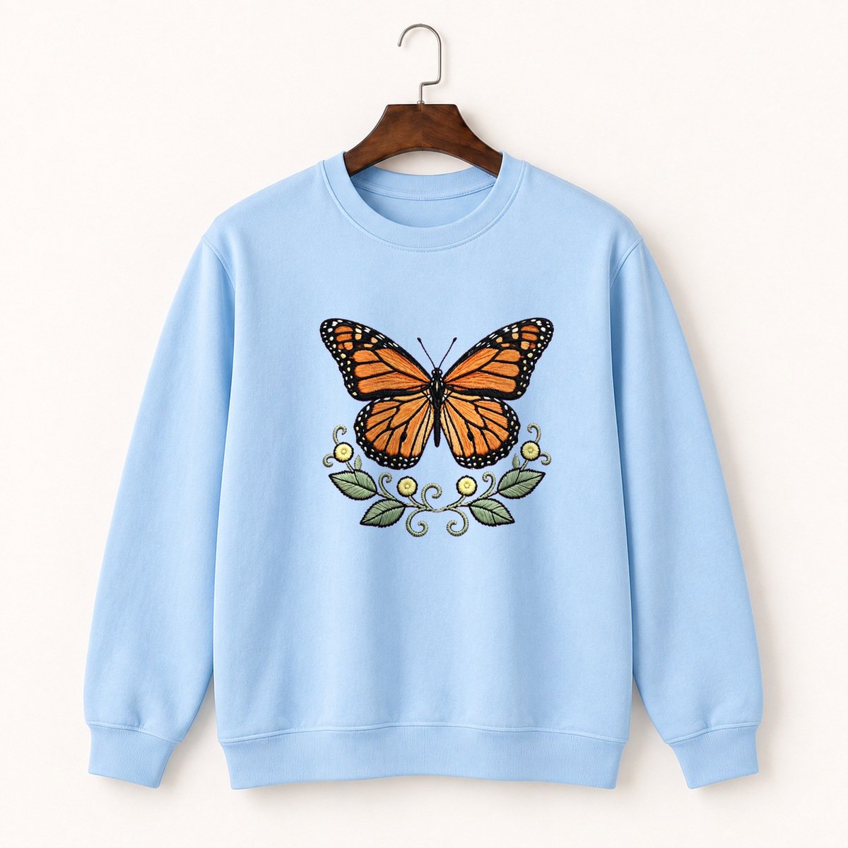 Monarch Butterfly Crewneck Sweatshirt 1