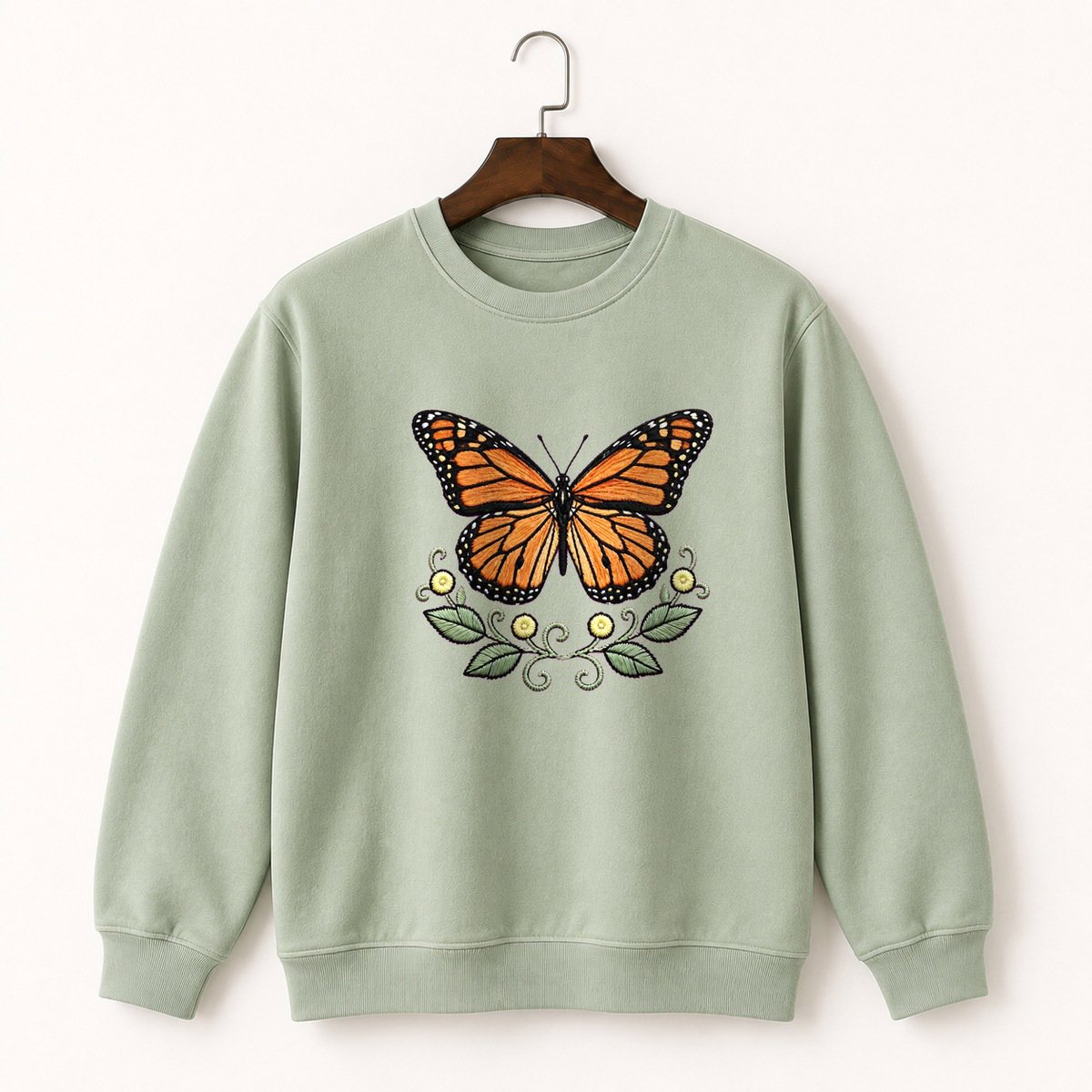 Monarch Butterfly Crewneck Sweatshirt 2