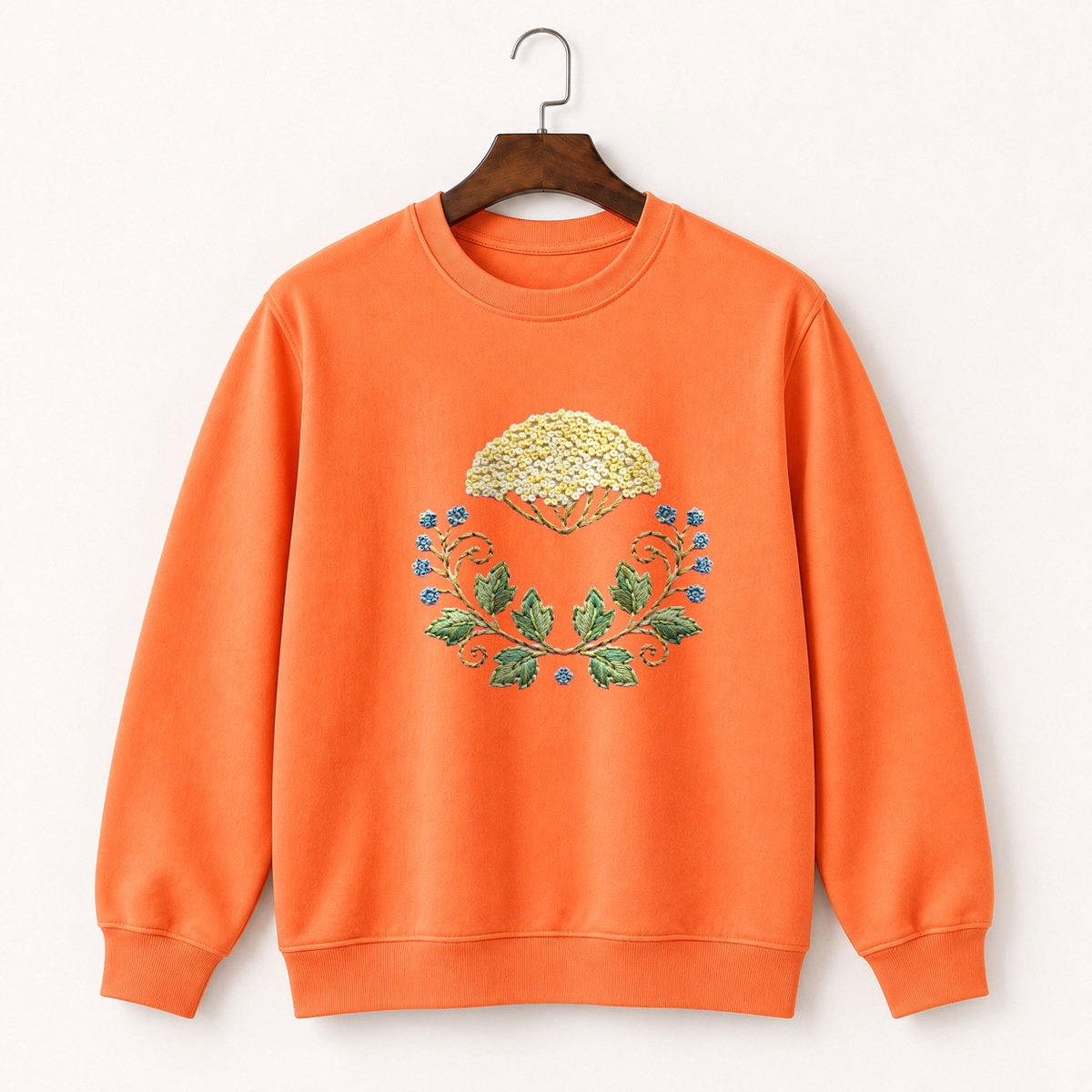 Yarrow Flower Crewneck Sweatshirt 3