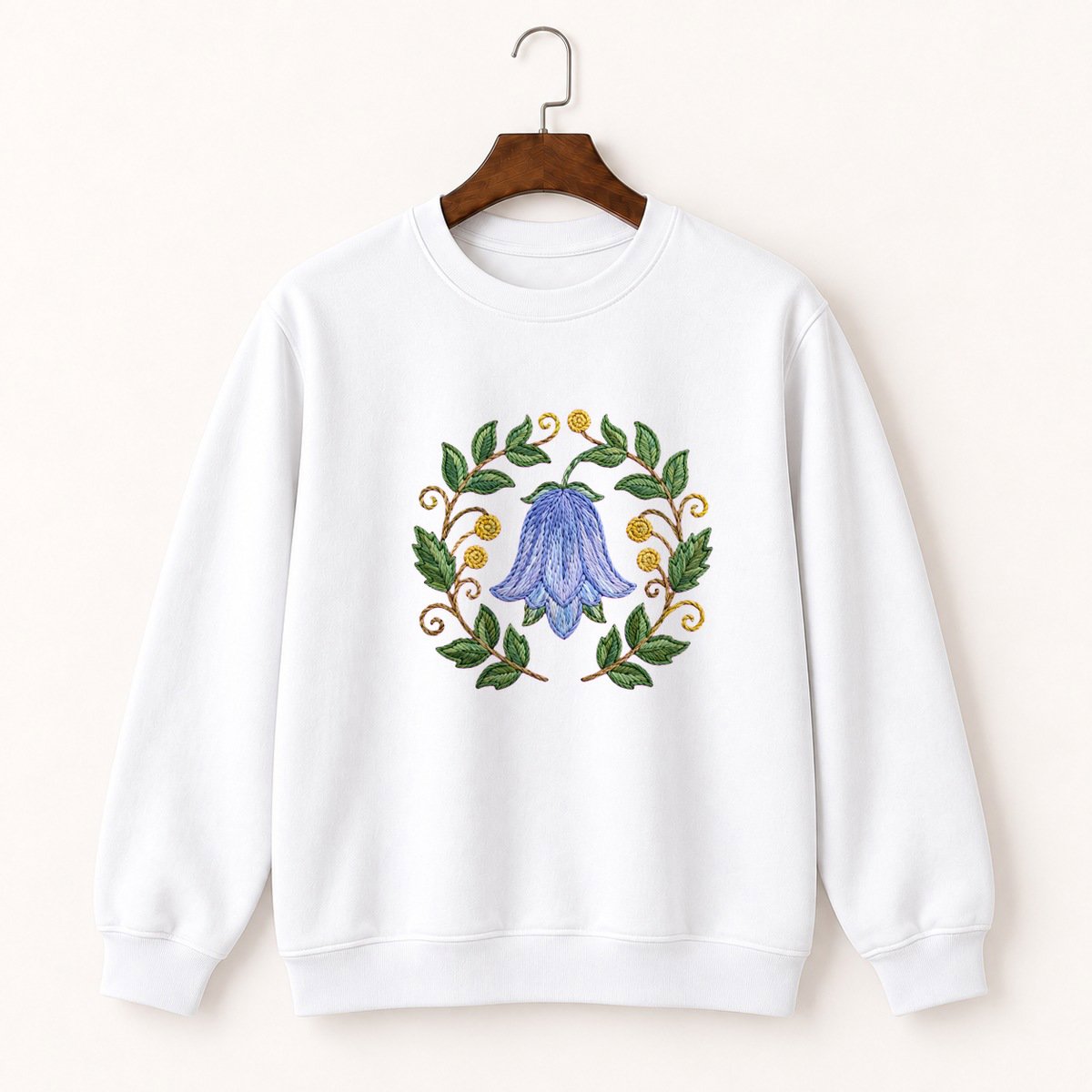 Harebell Flower Crewneck Sweatshirt 5