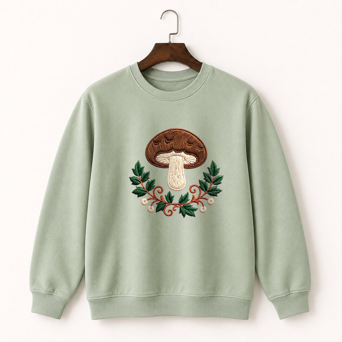 Shiitake Mushroom Crewneck Sweatshirt 2