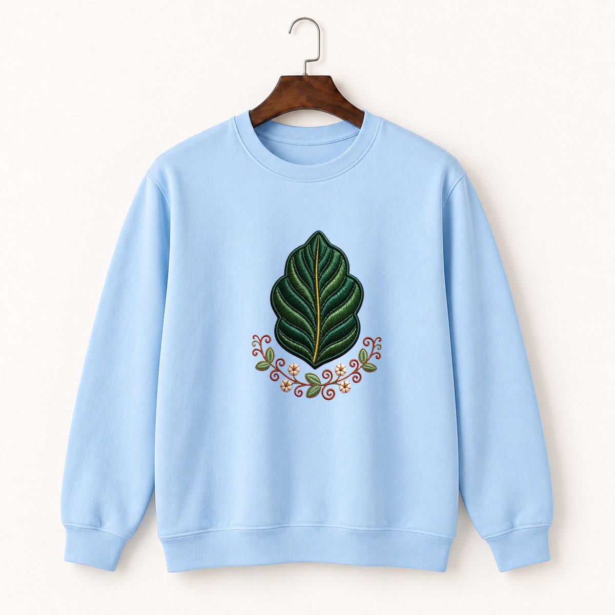 Magnolia Leaf Crewneck Sweatshirt 1