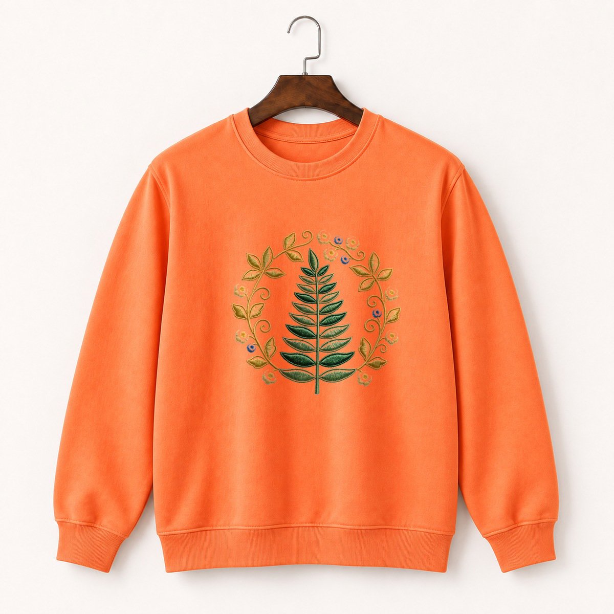 Fern Frond Crewneck Sweatshirt 3