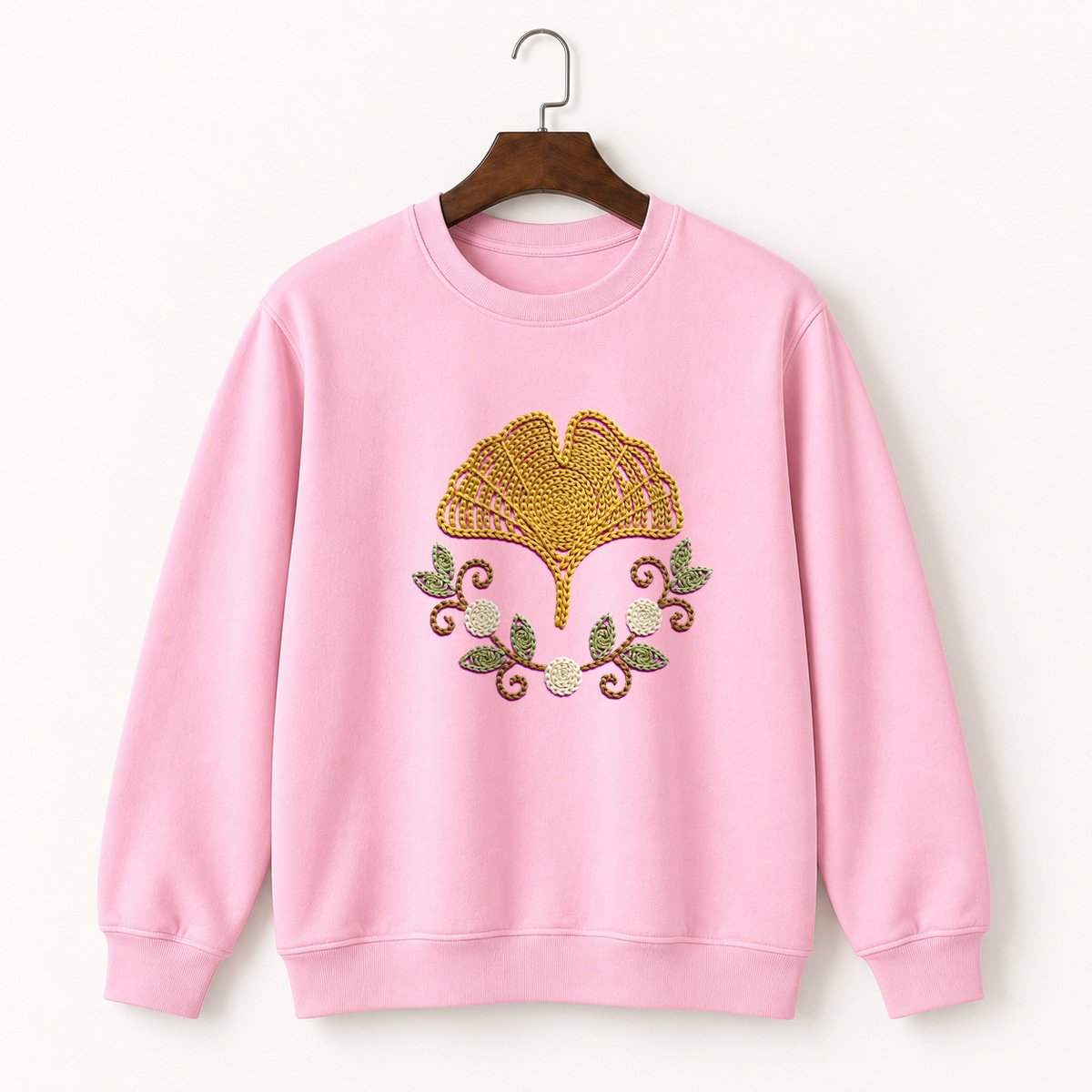 Ginkgo Leaf Crewneck Sweatshirt 4